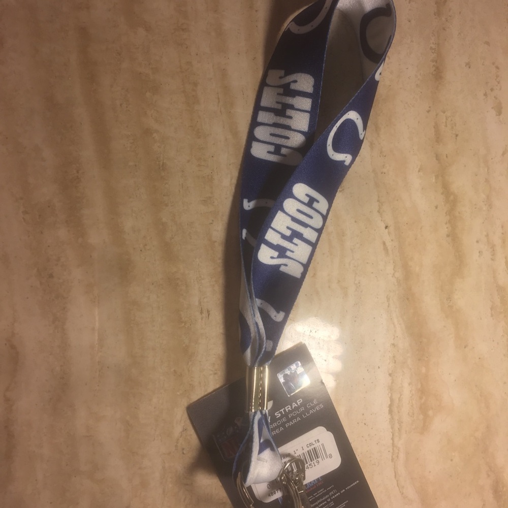 NWT NFL Indianapolis Colts Key Strap